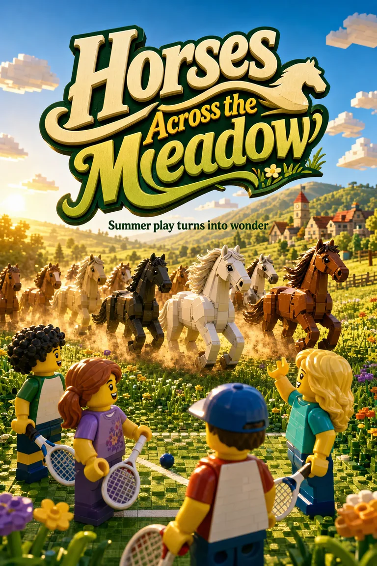 Horses Across the Meadow